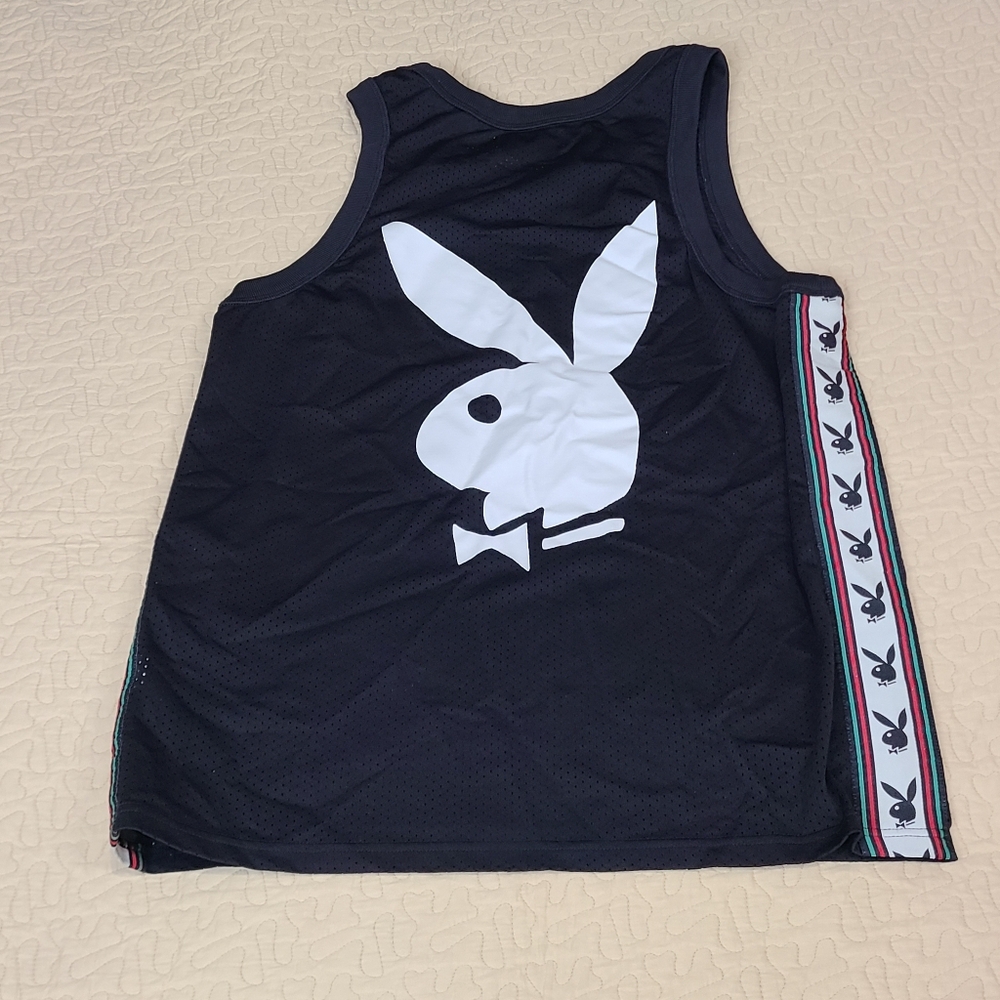 PLAYBOY X PacSun Bunny logo basketball jersey size M